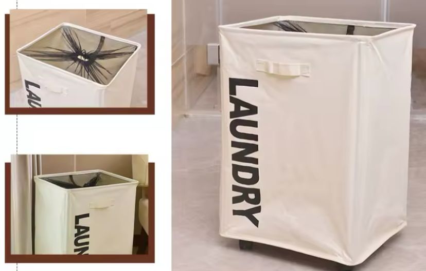 Cesta Grande Con Ruedas Para La Ropa Suc