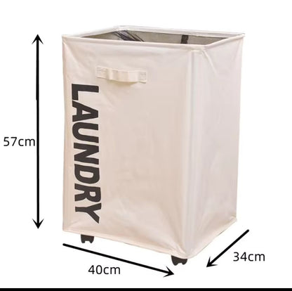 Cesta Grande Con Ruedas Para La Ropa Suc