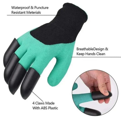 GUANTES CON GARRA PARA JARDINERIA