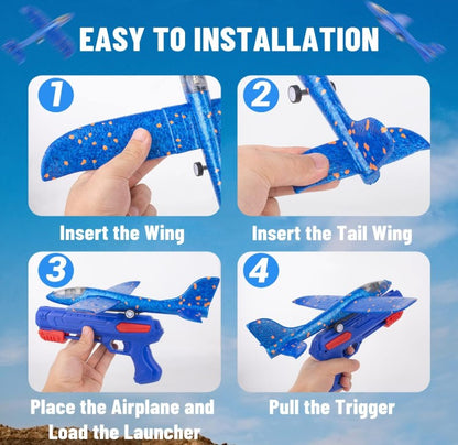 Lanzador De Avión Con Luz Led