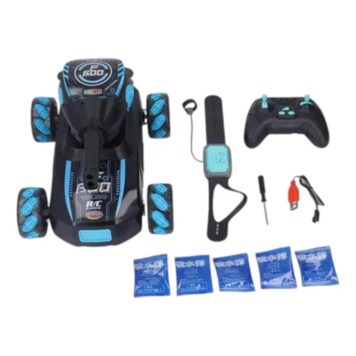 Carro A Control Remoto Pistolas Hidrogel