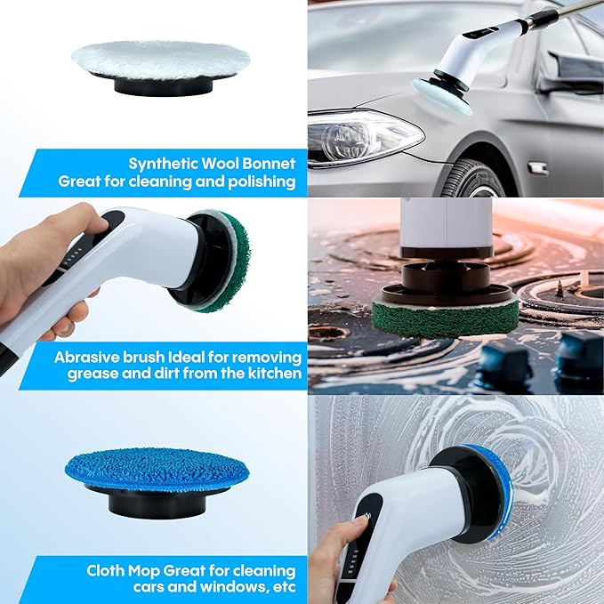 Cepillo Eléctrico Limpieza 7 en 1